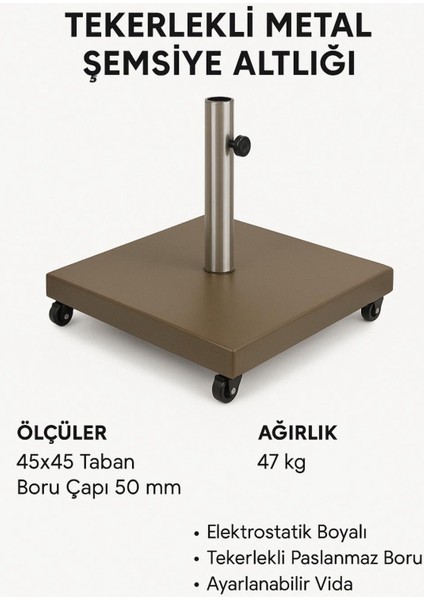 Tekerlekli Şemsiye Altlığı