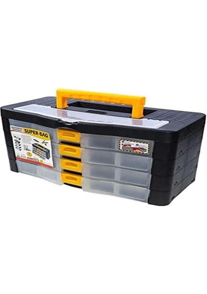 Bag 4'lü Organizerli Çekmece Kutu - ASR-2058