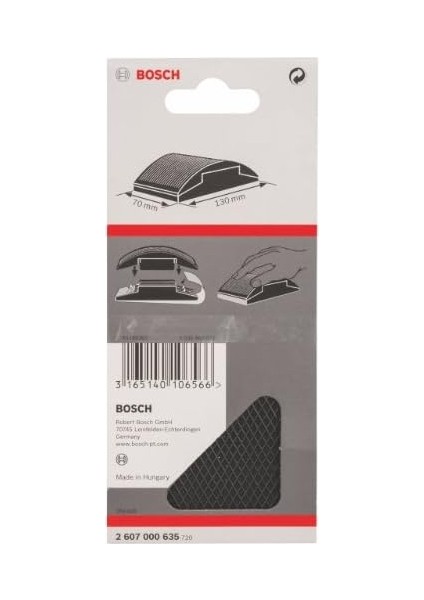 Handschleifblock 70 x 130 Mm, 1 Adet.