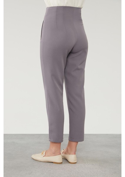 Antrasit Çift Pliseli Kumaş Havuç Pantolon fırsatları