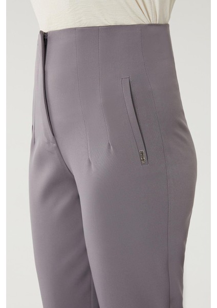 Antrasit Çift Pliseli Kumaş Havuç Pantolon indirimleri