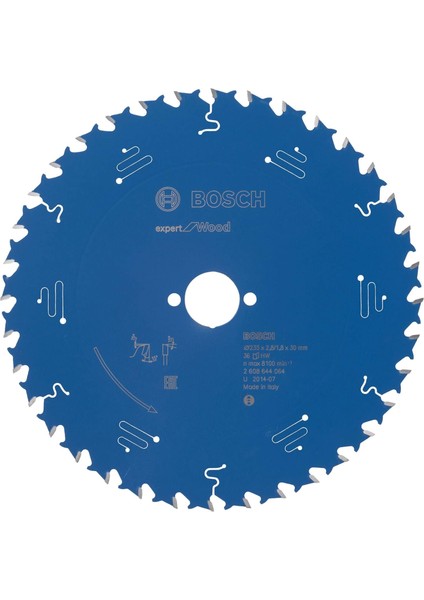 Dairesel Testere Bıçağı Expert Için Ahşap, 235 x 30 x 2,8 Mm, Diş Sayısı 36, 1 Adet, 2608644064