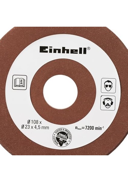 Orijinal Yedek Zımpara Diski (Bg-Cs 85 E Testere Zinciri Bileme Cihazı Için Uygun), 108 x 4,5 x 23 Mm)