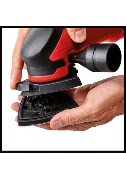 Üçgen Zımpara Tc-Ds 20 E (200 W, 2 mm Salınımlı Devre, 22.000 Rpm'ye Kadar Salınım Hızı, Hız Ayarı, Velcro Yapıştırma, 9 Adet Zımpara Kağıdı Dahil)