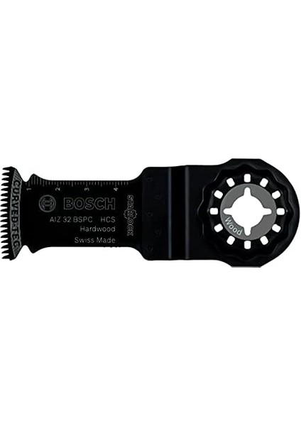 Professional Accessories Tauchsaegeblatt (Sert Ahşap Için Çok Işlevli Starlock) Hsc Aiz 32 Bspc