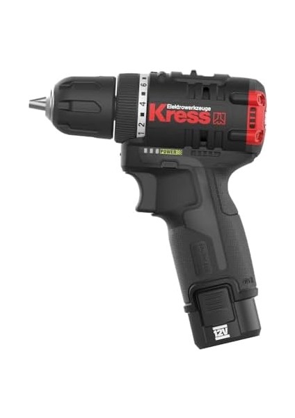 KUA24 12VOLT/2.0AH Li-Ion Çift Akülü Kömürsüz Profesyonel Şarjlı Matkap