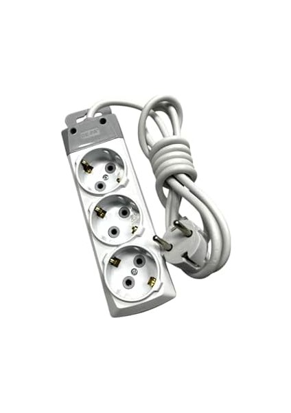 Üçlü Topraklı Grup Priz 3 Metre Kablolu 930103
