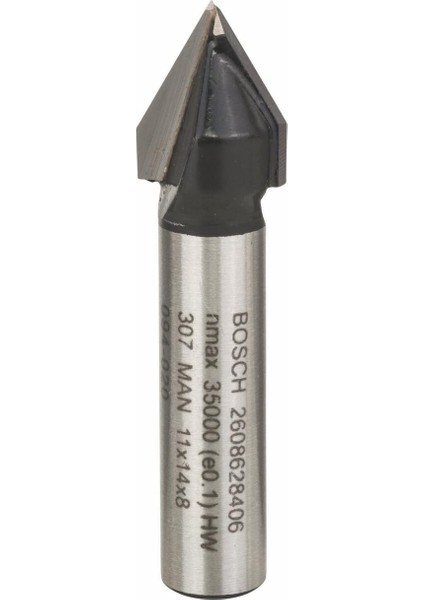 Professional Aksesuar 2608 628 406 V Oluk Freze 8 Mm, D1 11 Mm, Uzunluk 14 Mm, G 45 Mm, 60°