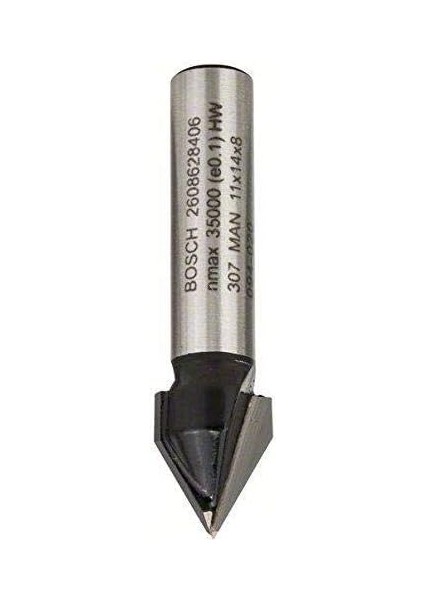 Professional Aksesuar 2608 628 406 V Oluk Freze 8 Mm, D1 11 Mm, Uzunluk 14 Mm, G 45 Mm, 60°