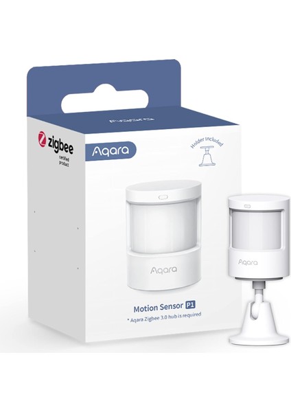 Hareket Sensörü P1, Aqara-Hub Gerekli, 5 Yıl Pil Ömrü, Ayarlanabilir Algılama Süresi Sınırı, Uyarı Sistemi ve Otomasyonlar Için, Homekit, Alexa, Ifttt ile Uyumlu