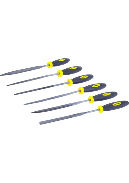 24615 Needle File Set, 140 mm - 6 Pieces