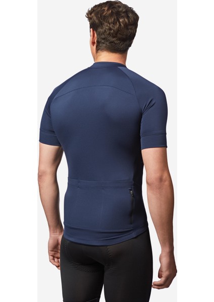 Van Rysel Discover Erkek Kısa Kollu Yol Bisikleti Forması Mavi modelleri