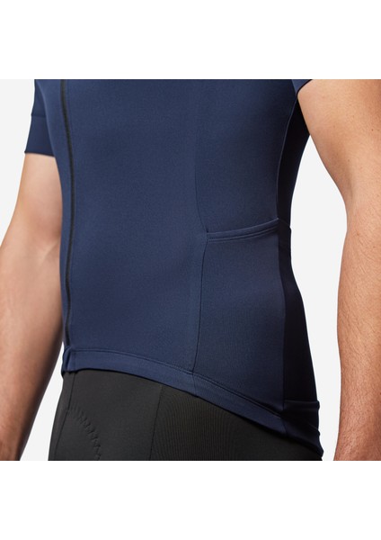 Van Rysel Discover Erkek Kısa Kollu Yol Bisikleti Forması Mavi indirimleri