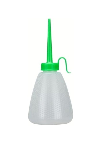 Motor Siliikon Makina Makine Yağı Yağlama Plastik Şişesi 180 ml Huni Ağızlı Damlalık Şişe