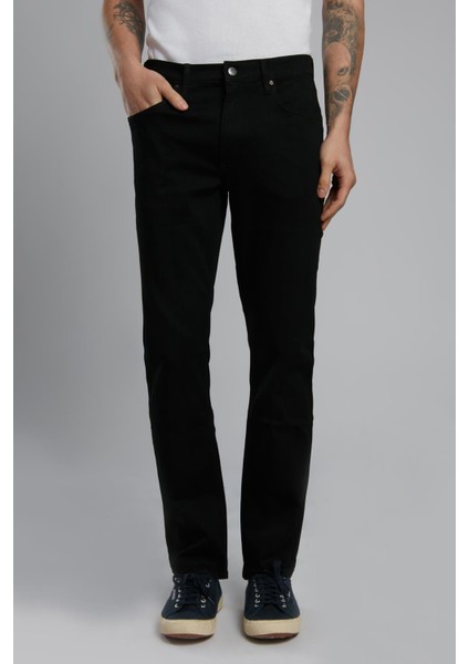 Marco Normal Bel Dar Kesim Dar Paça Siyah Erkek Jean Pantolon