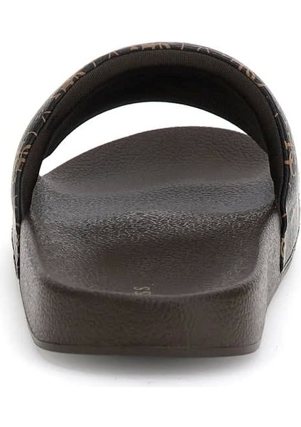 Erkek Kahverengi 4g Logolu Terlik modelleri