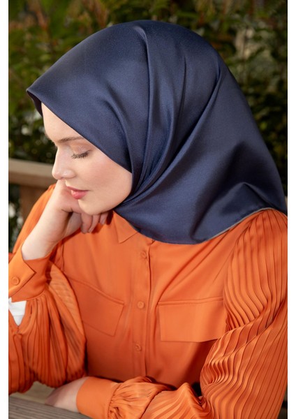 Sütlü Kahve Çift Taraflı Twill Ipek Eşarp fırsatları