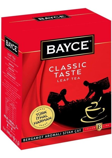 Leaf Tea Classic Taste 500 GR (Earl Grey - Bergamot - Tomurcuk Çayı)