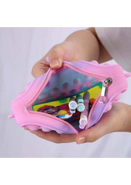 F6-Fx Stili Moda Patlatarak Itin Fırlatma Balon Oyuncakları Gökkuşağı Unicorn Kelebek Kawaldren Cüzdan Messenger Çanta Renkli Basit Dimple Fidget Oyuncaklar (Yurt Dışından)