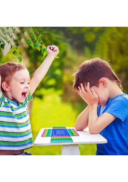 No.7 Tarzı Büyük Oyun Parmak Oyuncağı Gökkuşağı Satranç Tahtası Itme Kabarcık Duyusal Oyuncaklar Ebeveyn-Çocuk Zamanı Etkileşimli Oyun Oyuncakları (Yurt Dışından) fırsatları