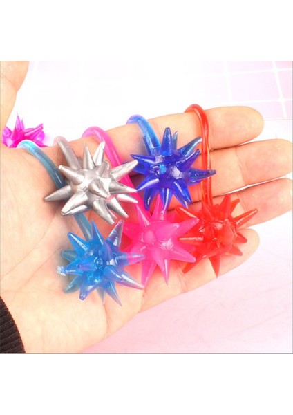 9cm-Rastgele Renk X10 Stili Komik Yapışkan Meteor Çekiç Tırmanma Hileli Yapışkan El Topu Oyuncak Çocuk Doğum Günü Partisi Hediyelik Eğlenceli Yapışkan El Topu Oyuncak (Yurt Dışından)