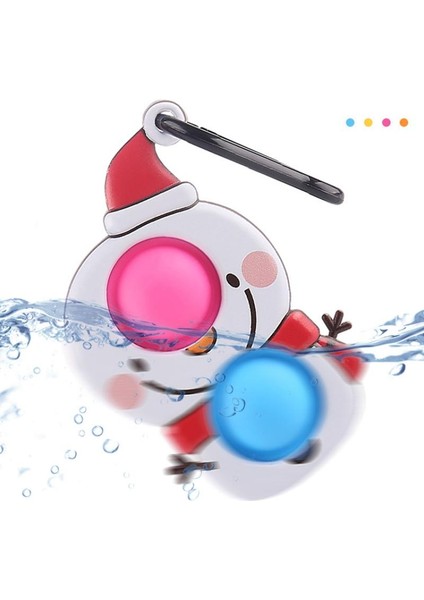 Noel Baba Tarzı Yılbaşı Ağacı Fidget Basit Dimple Sevimli Noel Baba Itme Kabarcık Antistres El Sıkma Yetişkin Çocuk Duyusal Oyuncaklar (Yurt Dışından)