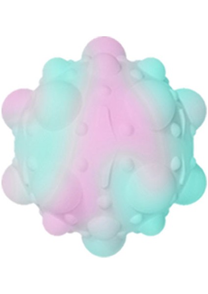 No.16 Tarzı Yeni 3D Dekompresyon Topu Pop It Fidget Oyuncak Antistres Silikon Hava Deliği Basit Dimple Yuvarlak Top Pop It Yetişkin Çocuk Hediye (Yurt Dışından)