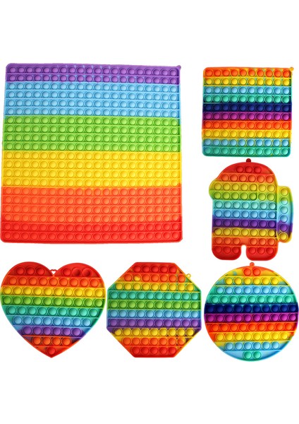 20CM Sekizgen Stili Çocuklar Için 30CM Büyük Basit Ayarlanabilir Fidget Oyuncaklar Paketi Antistres Oyuncakları Kawaii Otizmi Rahatlatma Squishy Oyuncak (Yurt Dışından)