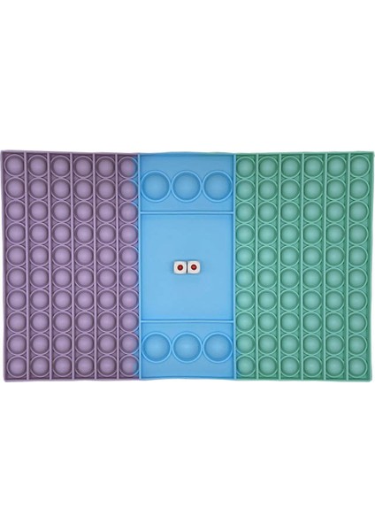 GBP32X20CM Stili 32 cm Popıt Oyun Fidget Oyuncak Gökkuşağı Satranç Tahtası Itme Balon Popper Fidget Duyusal Oyuncaklar Ebeveyn-Çocuk Zamanı Etkileşimli Oyun Oyuncak (Yurt Dışından)