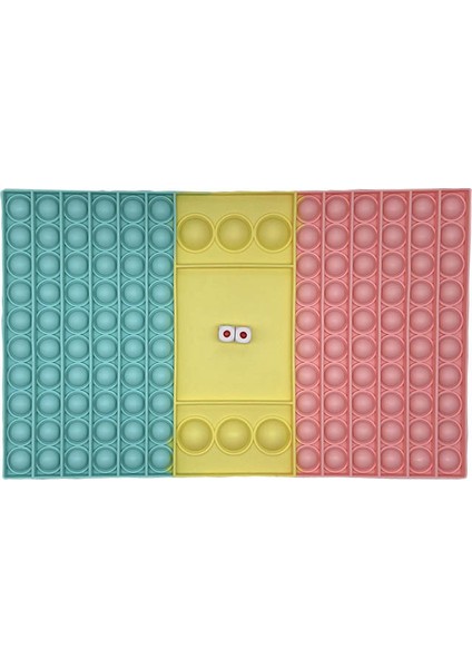 GYP32X20CM Stili 32 cm Popıt Oyun Fidget Oyuncak Gökkuşağı Satranç Tahtası Itme Balon Popper Fidget Duyusal Oyuncaklar Ebeveyn-Çocuk Zamanı Etkileşimli Oyun Oyuncak (Yurt Dışından)