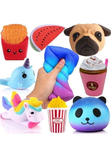 No.19 Tarzı Yeni Moda Dev Squishy Yavaş Yükselen Kokulu Hamburger Patates Kızartması Köpek Dondurma Şekilli Sevimli Oyuncaklar Christmas Hediye (Yurt Dışından)