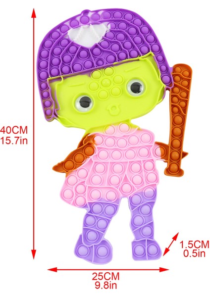 23CM Tarzı Dev Pops Büyük Antistres Itme Kocaman Popet Kabarcık 30CM Dikkat Oyuncakları Popite Büyük Basit Ayarlanabilir Patlatıcı Figet Oyuncağı Çocuklar Popsits Oyunu (Yurt Dışından)