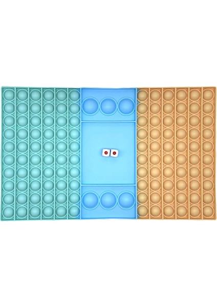 MACARON32X20CM Stili 32 cm Popıt Oyun Fidget Oyuncak Gökkuşağı Satranç Tahtası Itme Balon Popper Fidget Duyusal Oyuncaklar Ebeveyn-Çocuk Zamanı Etkileşimli Oyun Oyuncak (Yurt Dışından)