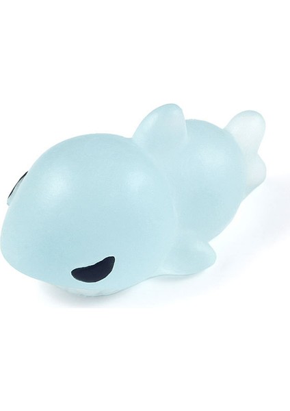 Köpekbalığı Tarzı Sevimli Mini Hayvan Yumuşak Sıkıp Patlatarak Doyurucu Oyuncak - Çocuklar Için Luminous Moongy Squishy Fidget Toys Kawaii Popit Sensör Antistres Şifa Oyuncak (Yurt Dışından)
