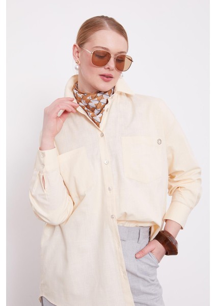 Bej Dokulu Pamuk Gömlek fiyatları