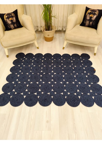 Jüt Hasır Görünümlü Desenli Modern El Örgüsü Dikdörtgen Halı Kilim modelleri