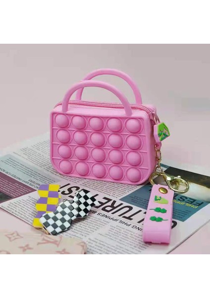 Snb 2 Stili Yeni Kawaii Pikachu Dikiş Squishy Bozuk Para Cüzdanı Pop It Fidget Oyuncaklar Anahtar Kolye Çanta Otizmi Hafifletin Çocuklar Hediyeler (Yurt Dışından)