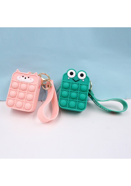 DJS22-6 Stili Yeni Kawaii Pikachu Dikiş Squishy Bozuk Para Cüzdanı Pop It Fidget Oyuncaklar Anahtar Kolye Çanta Otizmi Hafifletin Çocuklar Hediyeler (Yurt Dışından) fırsatları