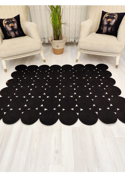 Jüt Hasır Görünümlü Desenli Modern El Örgüsü Dikdörtgen Halı Kilim fiyatları