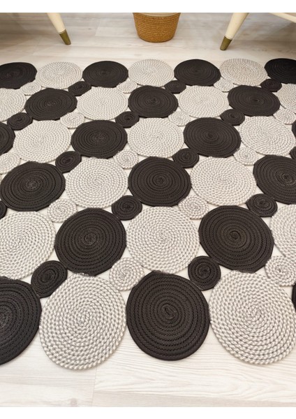 Jüt Hasır Görünümlü Desenli Modern El Örgüsü Dikdörtgen Halı Kilim modelleri