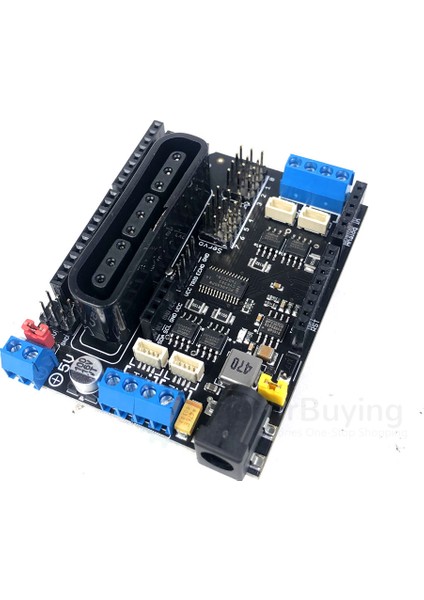 Arduino Motor Servo Shield Sürücü Kartı Ps2 Kolu Kablosuz Uzaktan Kumandalı Mearm (Yurt Dışından)