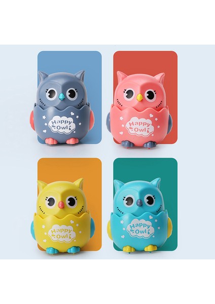 Siyah Stil Yeni Sevimli Karikatür Itiş Itme Çubuklu Baykuş Salyangoz Bebek Çocuklar Erken Eğitici Inertial Kaydırma Oyuncaklar Çocuklar Hediye (Yurt Dışından) fırsatları