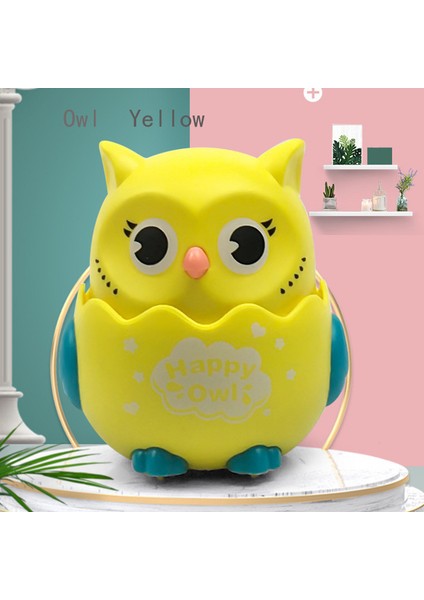 Baykuş Sarı Stil Inertialı Taksi Bebek Oyuncak Sürünme Erken Eğitim Sevimli Çizgi Film Hayvan Araba Çocuk Hediyeleri Erkek Kızlar Sarılmak Oyuncaklar Bebekler Için (Yurt Dışından)