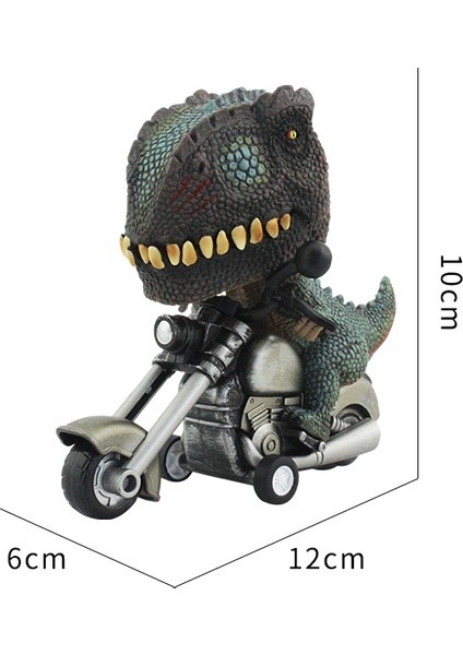 Bir Stil Dinozor Oyuncak Arabalar Sürtünmeli Güçlü Motokros Oyunu T-Rex ve Triceratops Canavar Dino Oyuncakları Erkek Çocuklar Için Hediye (Yurt Dışından)