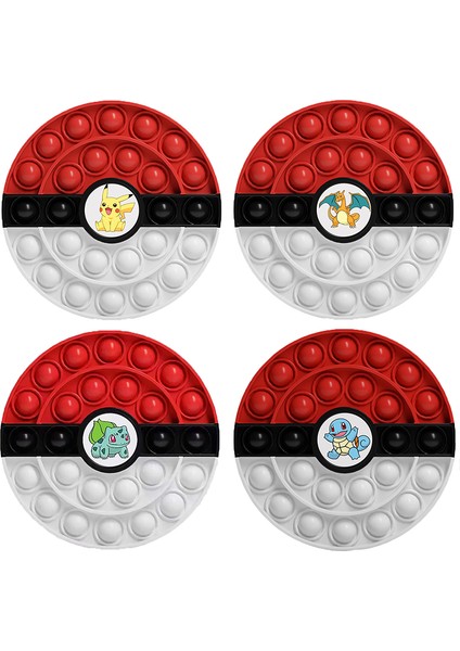 No.86 Stili Pokemon Pikachu Pop It Fidget Sevimli Mickey Noel Bastır Pop Kabarcık Duyusal Oyuncak Anksiyete Oyuncak Fidget (Yurt Dışından)