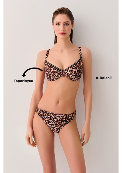 Wild Balenli Bikini Üst