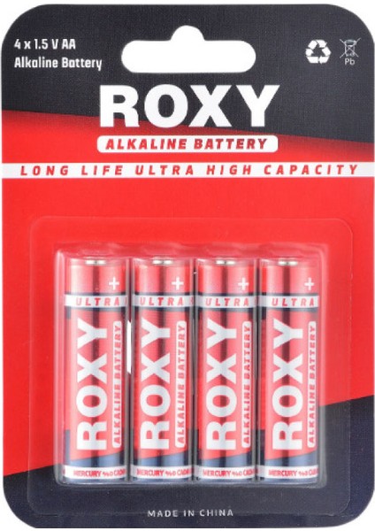 Alkalin Aa - Roxy Alkalin Aa Kalem Pil - 48 Adet