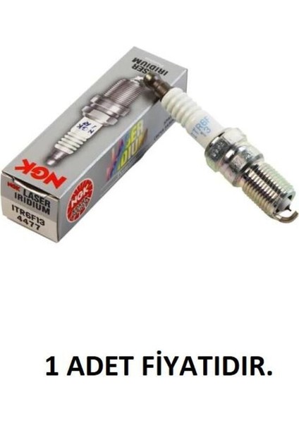 ITR6F13 Buji Fiesta 5 2,0 Focus 2 Mondeo 3 Mazda 3 6 V70 3 V80 2 1,8 2,0 Laser Iridyum 4477 Ngk