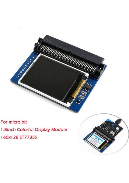 Bbc Microbit Micro:bit V1.5 V2 Aksesuarları Için 1.3V Rgb Renkli LCD Ekran Modülü Breakout Kartı (Yurt Dışından)