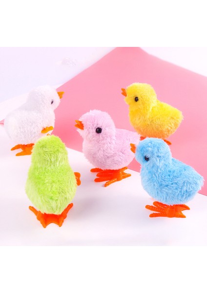 Rastgele Renk Stili Çocuklar Için Eğitici Hediye Oyuncak: Sevimli Peluş Plastik Rüzgarlı Uken Bebek Saat Mekanik Oyuncak Yürüyen Tavşanlı Civciv (Yurt Dışından) fiyatları